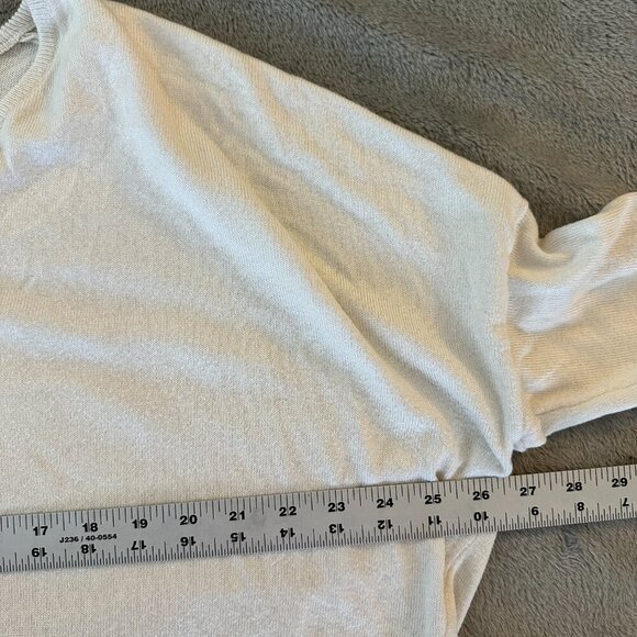 Boston Proper V Neck Side Zip Sweater Pullover Women's MEDIUM - Picture 4 of 6